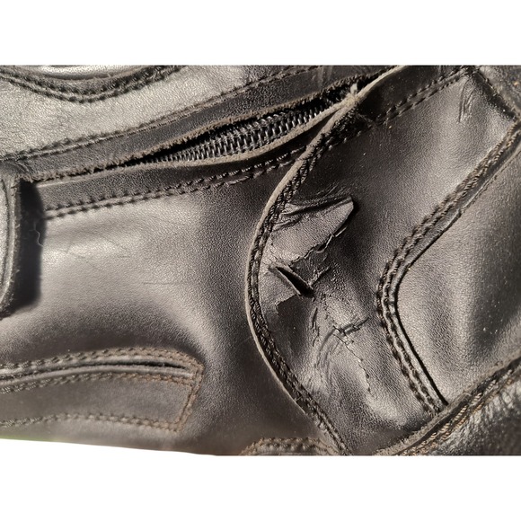 Vega‎ Motorcycle Riding Boots Men's Black Sport Bike Touring Size US 11 - Picture 13 of 16